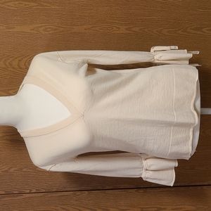 J Crew XXS Cream Long Sleeve Sweater